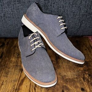 Gordon Rush Charcoal Lace-Up Oxfords